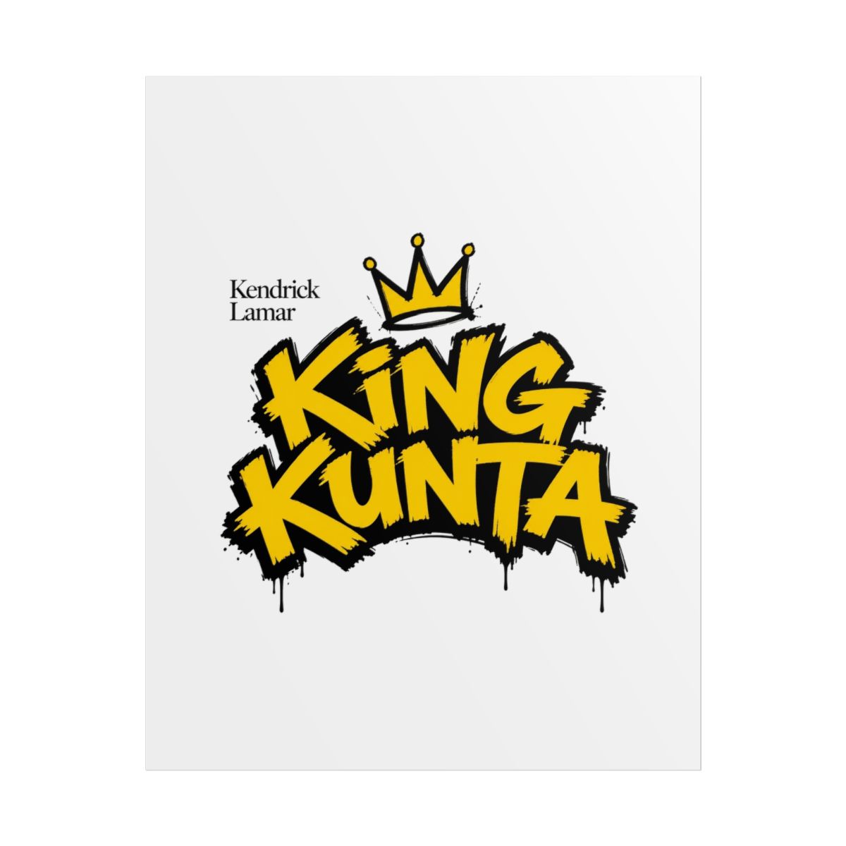 Kendrick Lamar "King Kunta" Poster - Official Posters & Wall Art merchandise