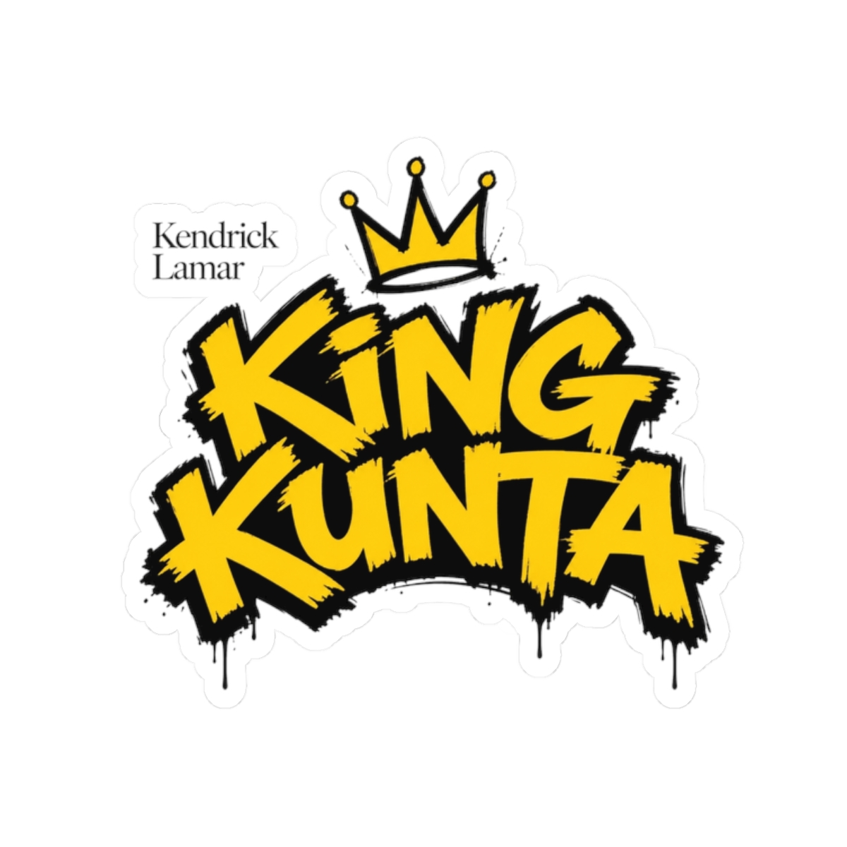 Kendrick Lamar "King Kunta" Sticker - Official Stickers merchandise
