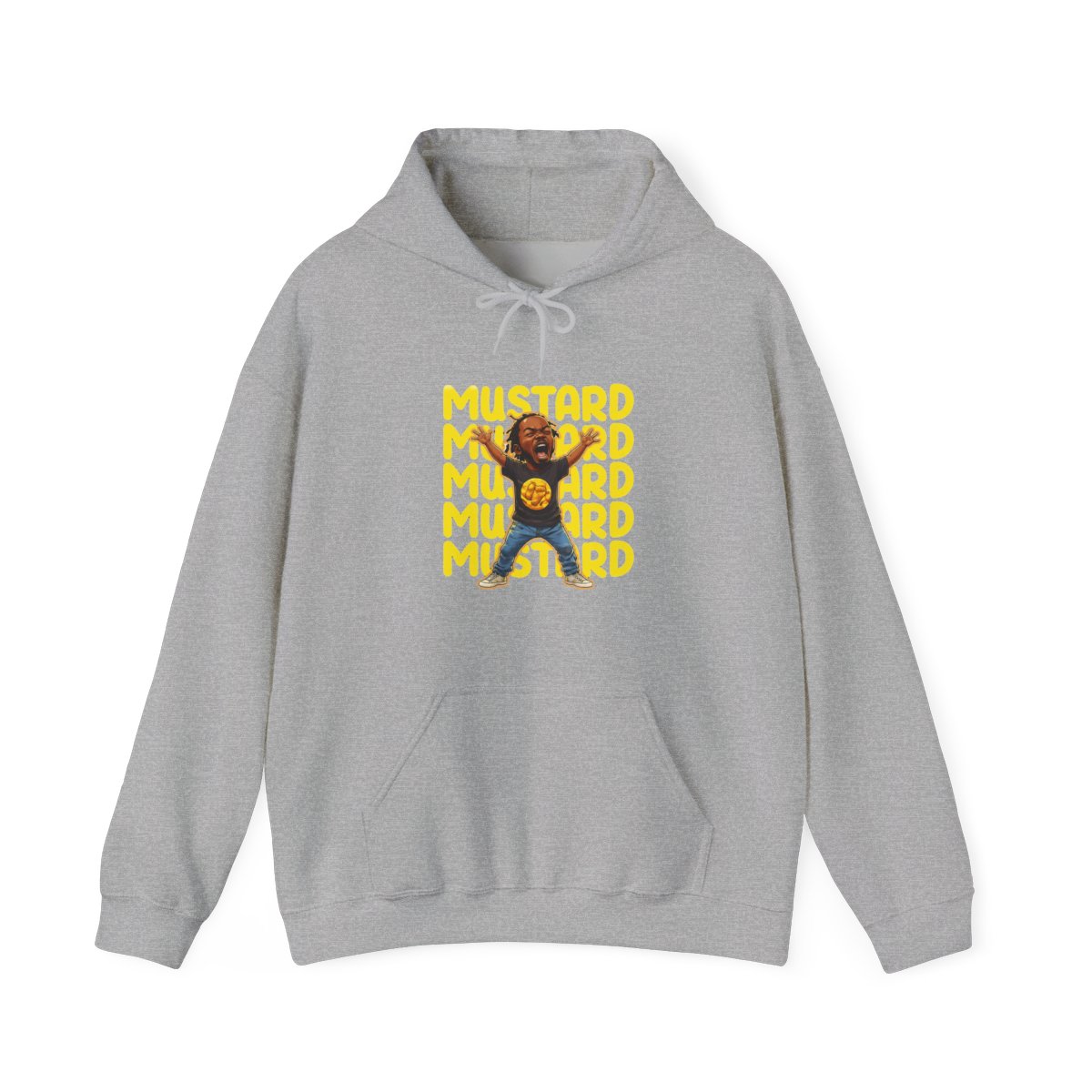 Kendrick Lamar Mustard Hoodie - alternate angle 5, merchandise