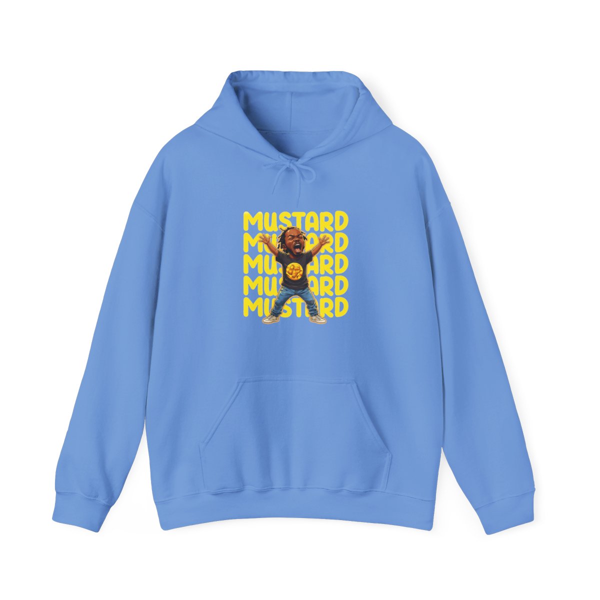 Kendrick Lamar Mustard Hoodie - alternate angle 2, merchandise