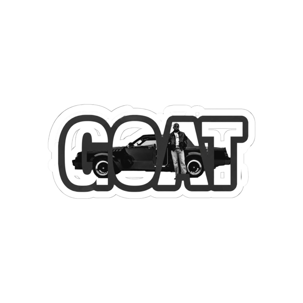 Kendrick Lamar GOAT Sticker