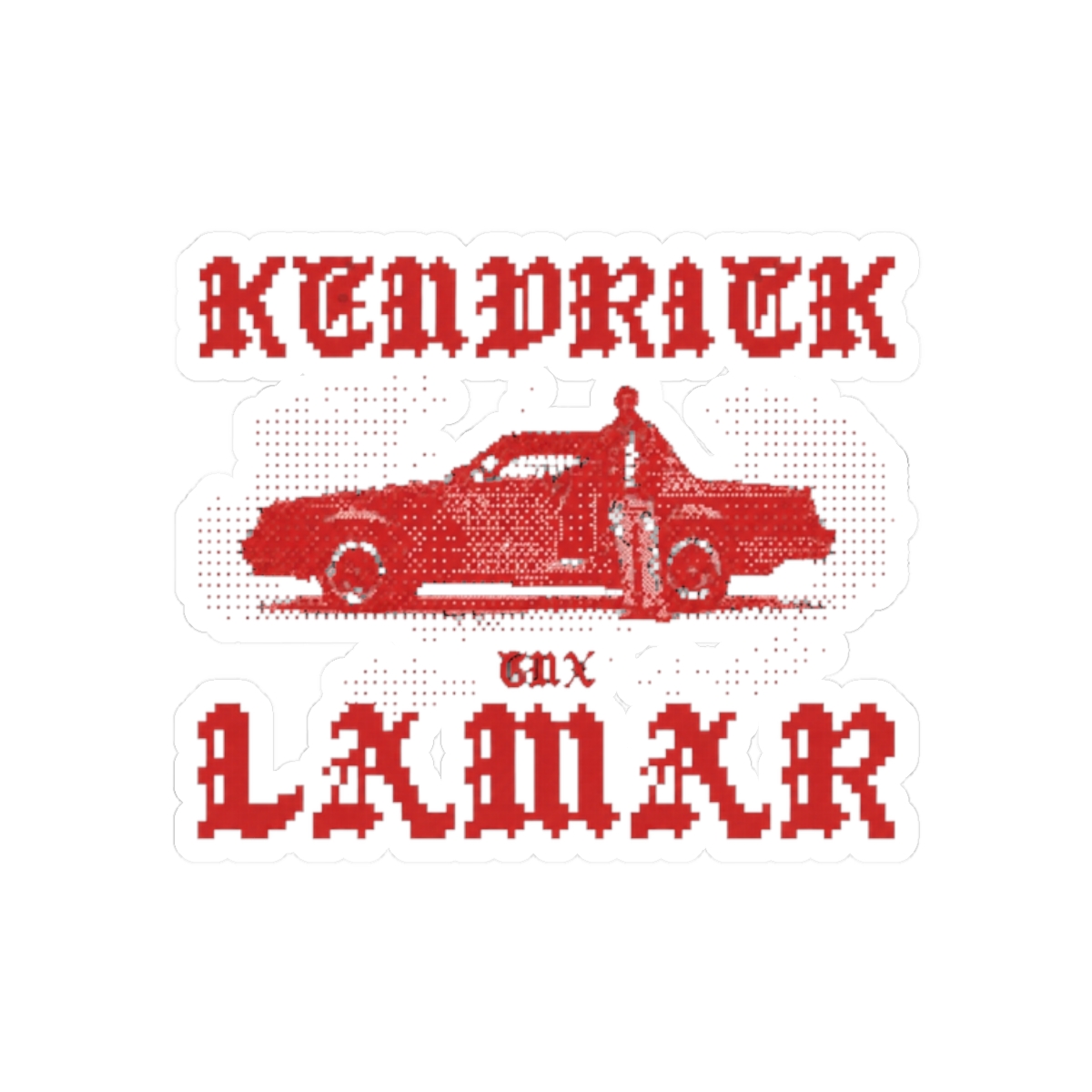 Kendrick Lamar GNX Sticker - alternate angle 3, merchandise