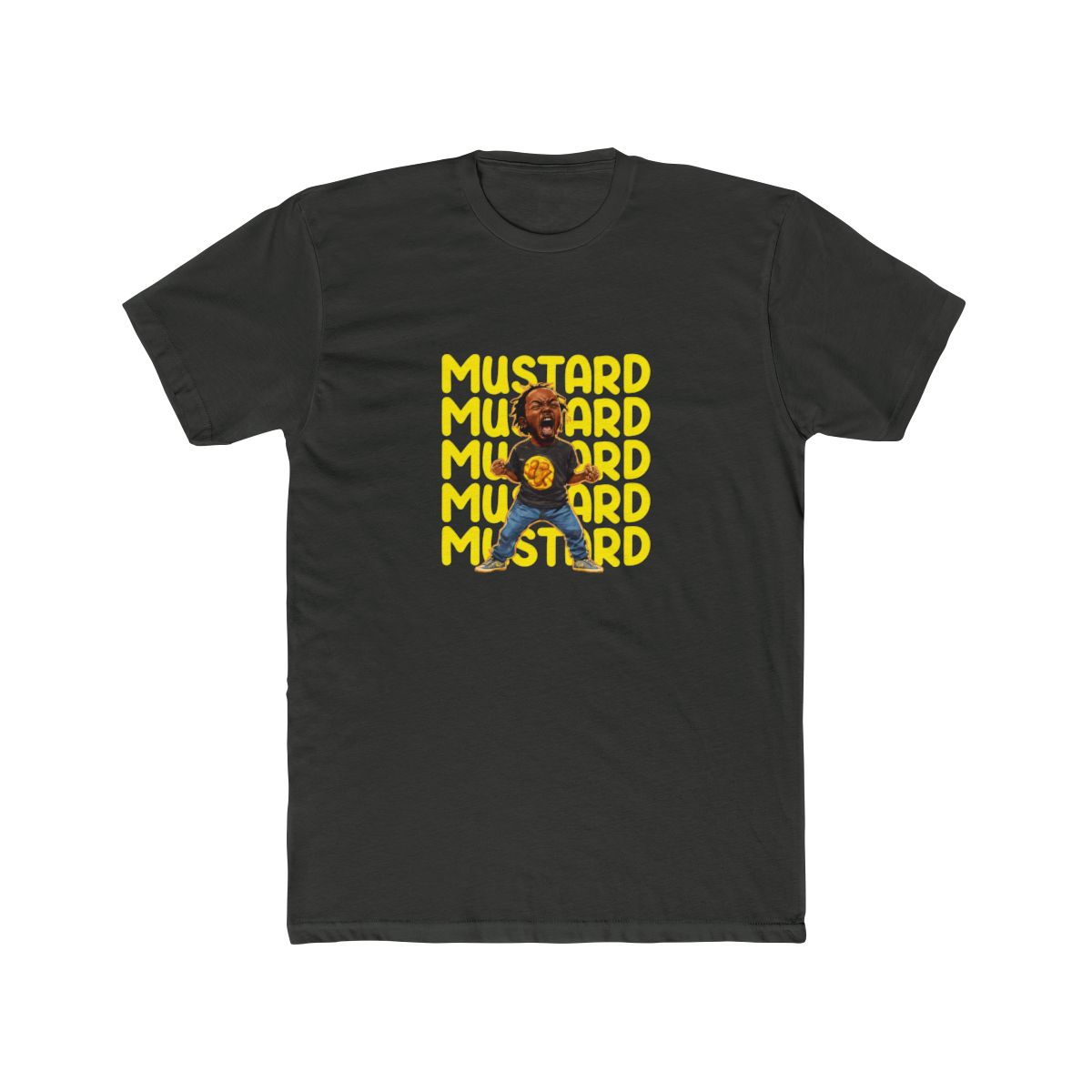 Kendrick Lamar Mustard T Shirt - alternate angle 2, merchandise