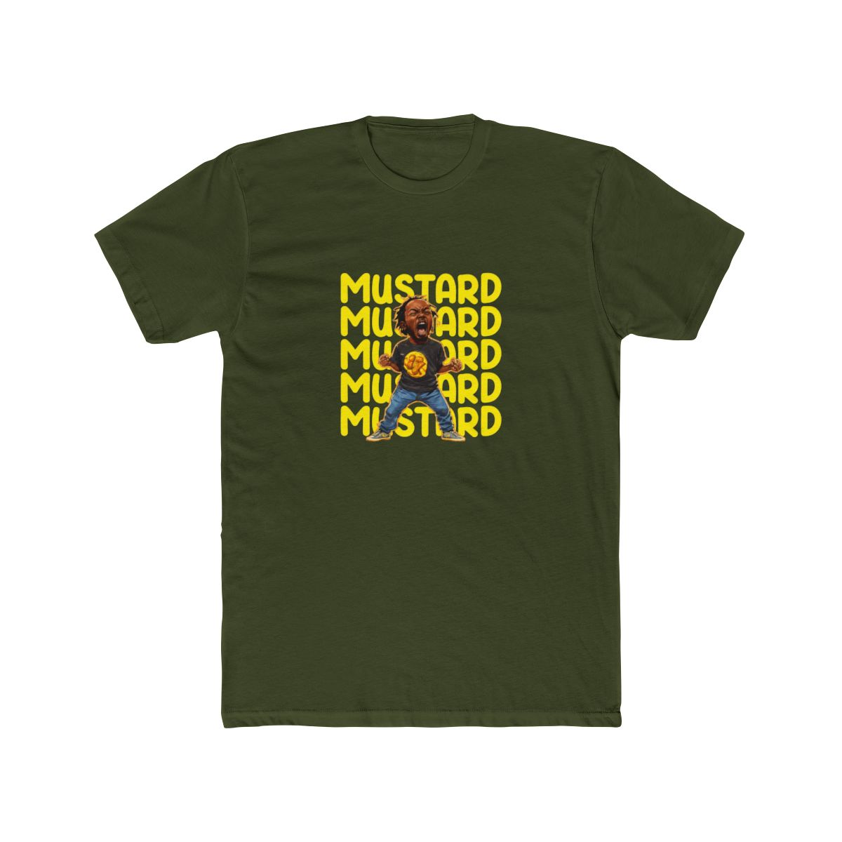 Kendrick Lamar Mustard T Shirt - alternate angle 4, merchandise