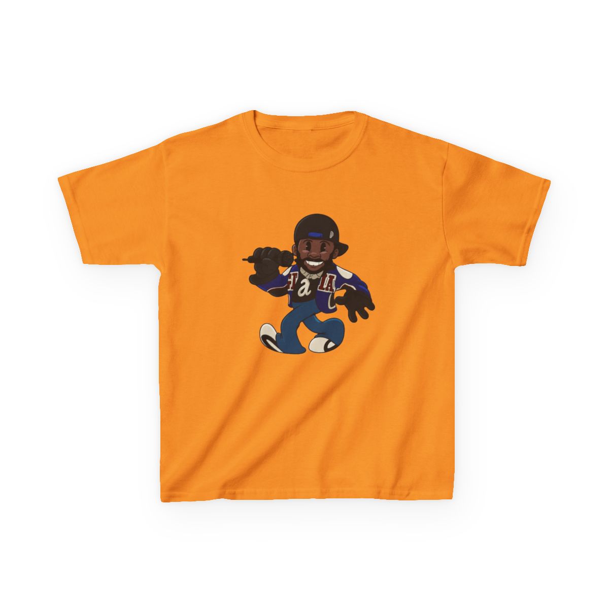 Kendrick Lamar Super Bowl Cuphead style Kids T-Shirt - alternate angle 4, merchandise