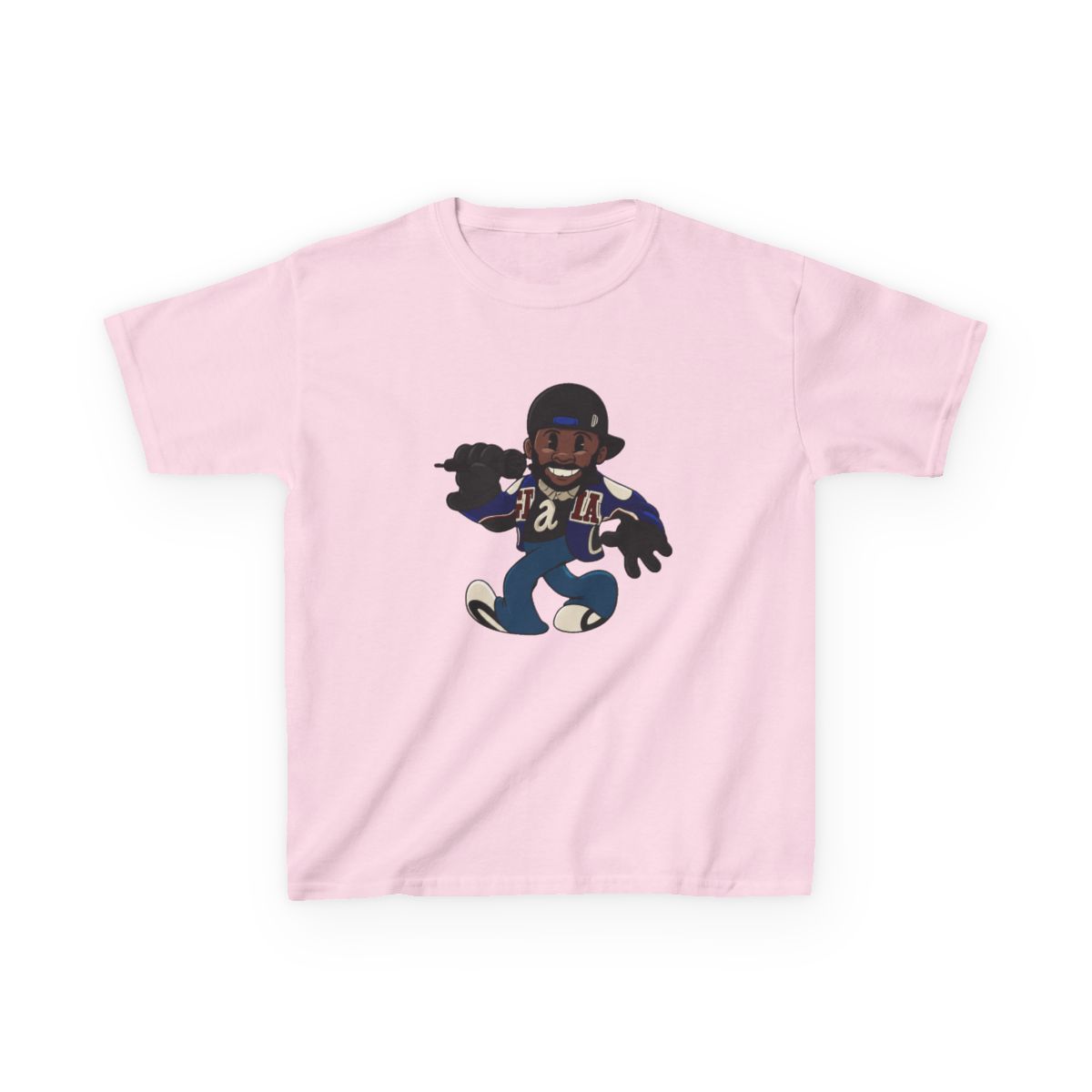 Kendrick Lamar Super Bowl Cuphead style Kids T-Shirt - alternate angle 4, merchandise