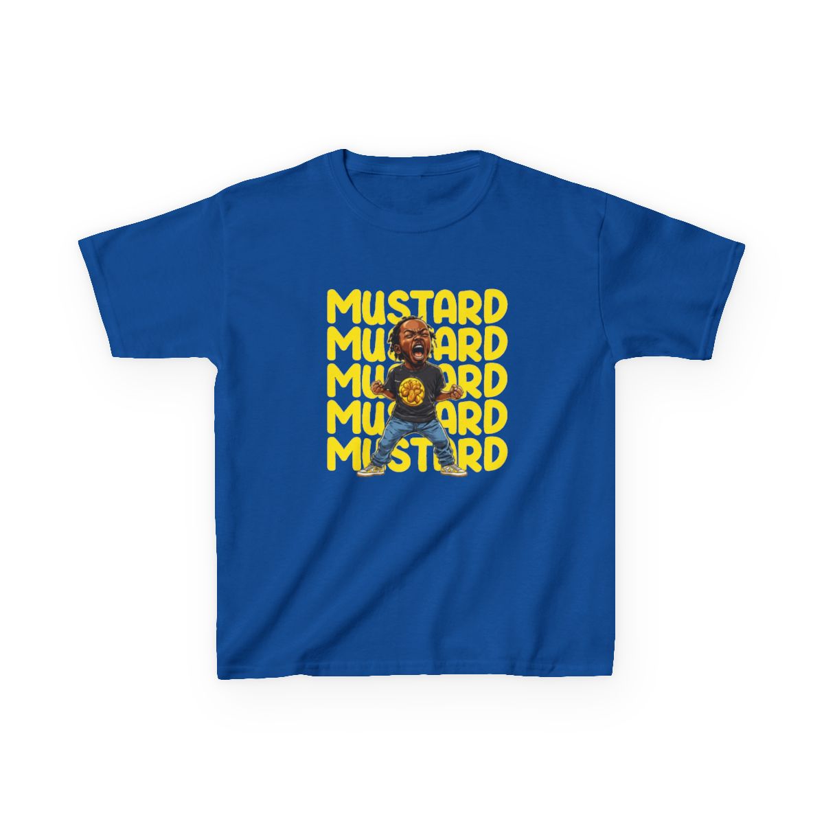 Kendrick Lamar Mustard Kids T-Shirt - alternate angle 3, merchandise