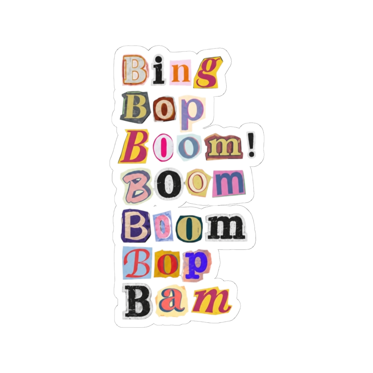 Kendrick Lamar - GNX - Bing Bop Boom Sticker